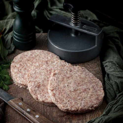 pork & apple burgers