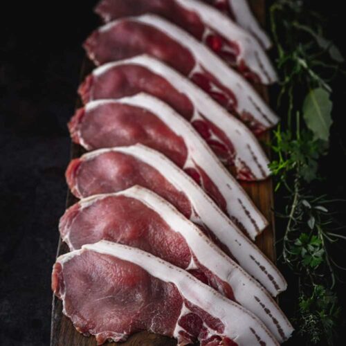 dry cured smoked back bacon