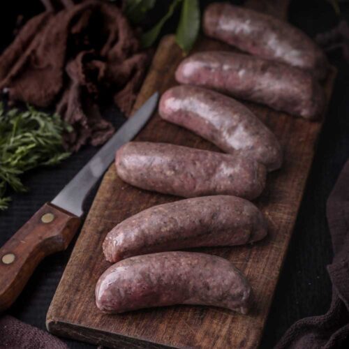 lamb & chilli sausages