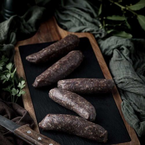 venison sausages